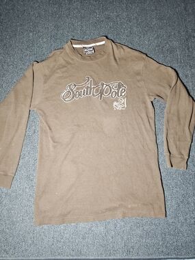 Vintage Southpole Shirt Mens 2XL White Logo Cyber Grunge Streetwear Hip Hop Y2K